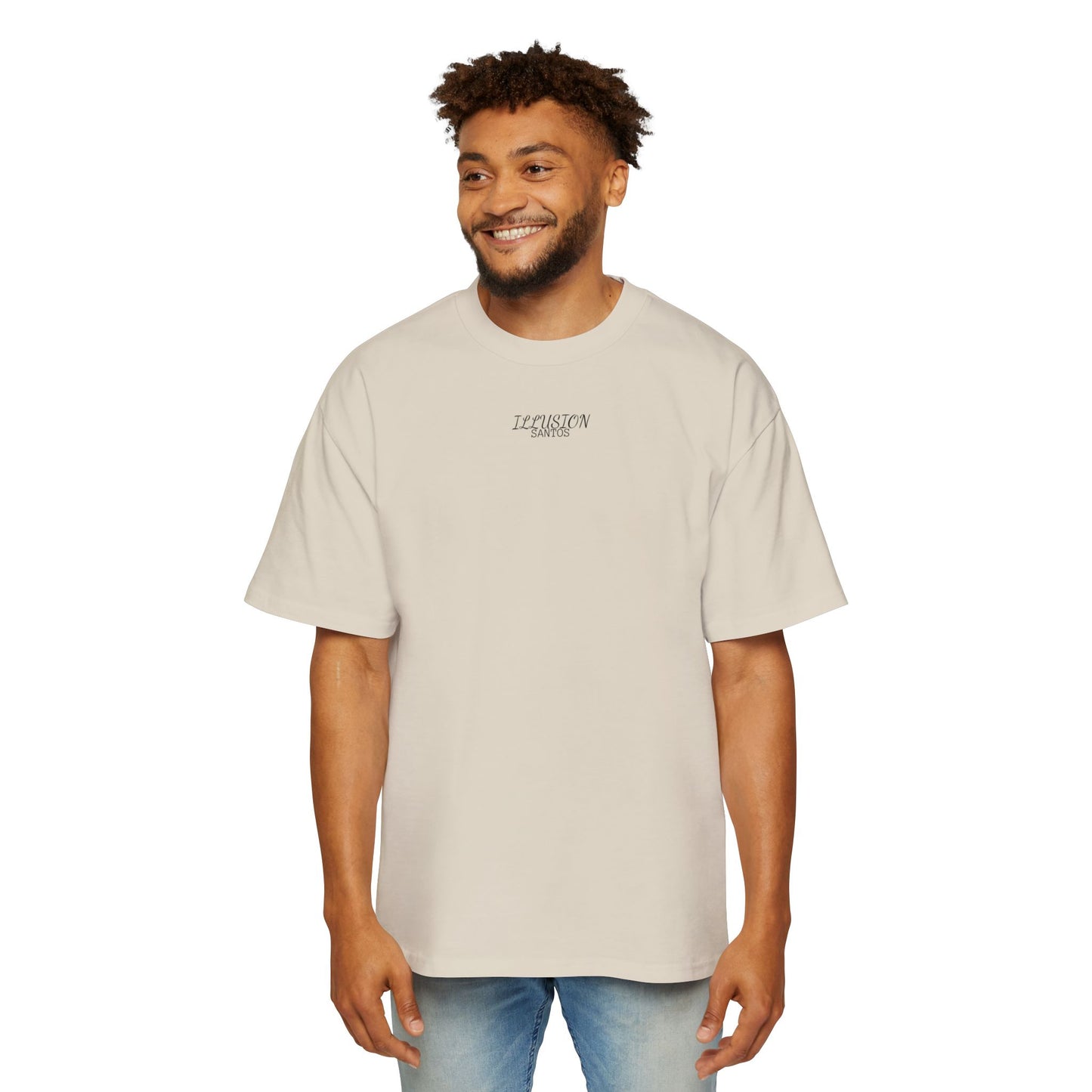 Mystical Graphic Oversized Tee for Men - Spiritual Design