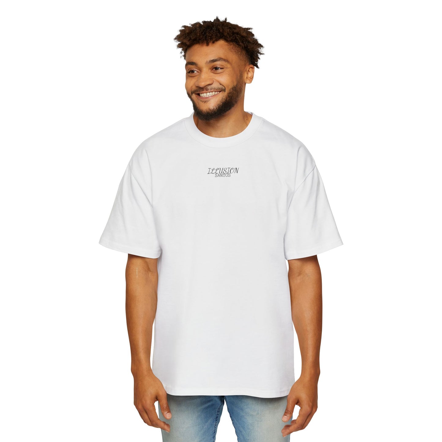 Mystical Graphic Oversized Tee for Men - Spiritual Design